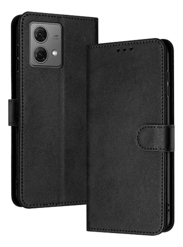 Funda Abatible Para Motorola Moto G84 5g Color Puro Con