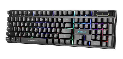 Imagen 2 de 4 de Teclado Gamer Xtrike-me Kb-280 Qwerty Retroiluminable +envio