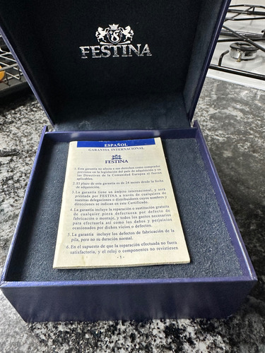 Reloj Festina F164883 Hombre Cronógrafo De Cuarzo Plateado Plateado Negro