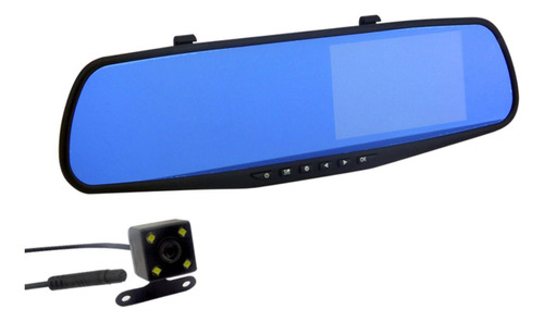 Espejo Retrovisor Auto Cámara Retroceso Cámara Dvr 4.3 