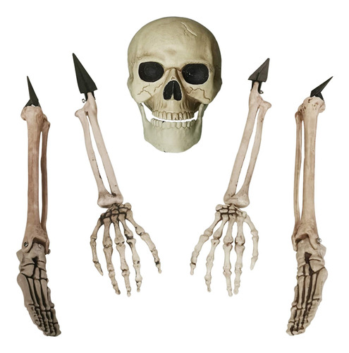 Brazos Piernas Y Craneo  Kit Decoracion Halloween