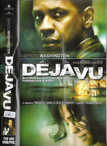 Déjà Vu Vhs Denzel Washington Val Kilmer Jim Caviezel