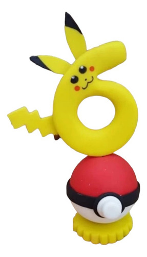 Vela De Pokémon En Porcelana Fría