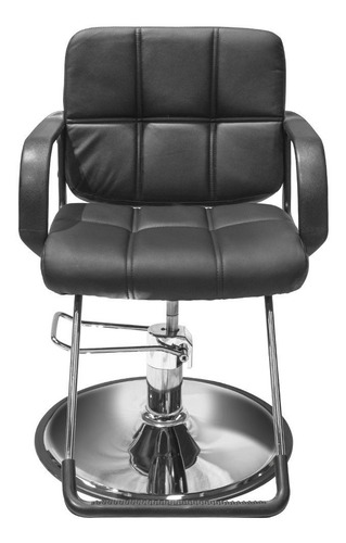 Imagen 2 de 9 de Silla Estetica Sillon Cuadrado Hidraulico Ajustable Barbero