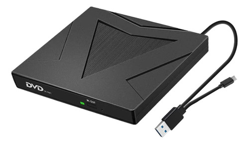 Lector Y Grabador De Dvd Cd Externa Quemador Usb 3.0+ Tipo C