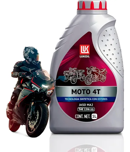 comprar Aceite Sintético De Motocicleta Lukoil Moto 4t Sae 15w-50 1l