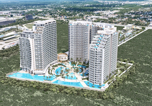 Departamento En Venta En Cancún, Aurora Towers, Unidades De Lujo