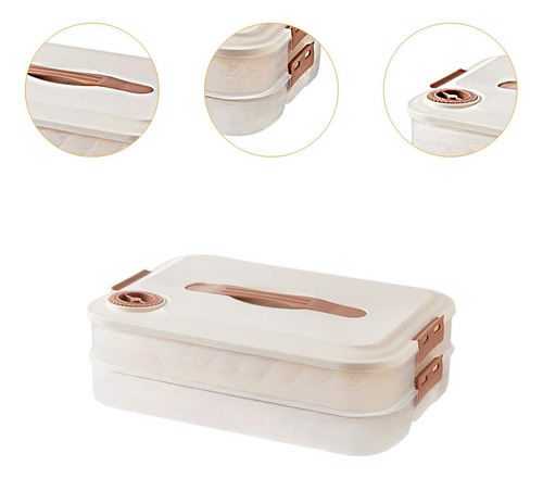 Recipiente De Cocina Para Guardar Alimentos, Doble