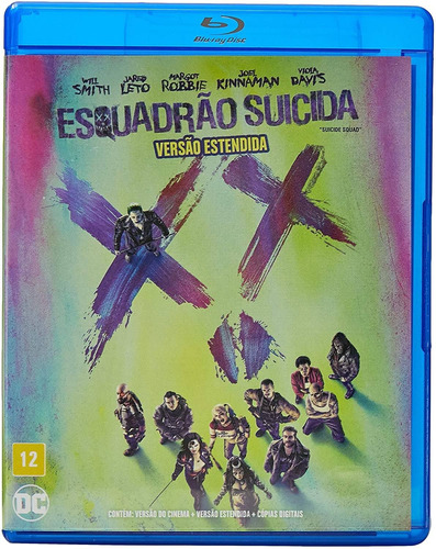 Esquadrão Suicida - Blu-ray Duplo - Will Smith - Jared Leto