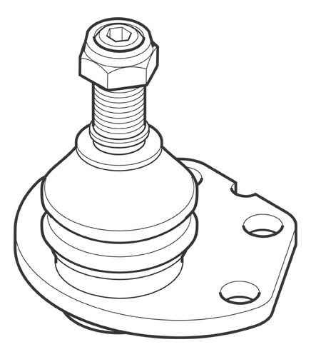 Pivô De Suspensão Para Veiculo Fiat Ducato Motor 01/18