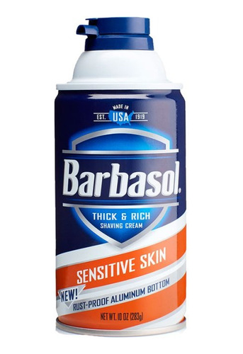 Espuma De Afeitar Barbasol Piel Sensible