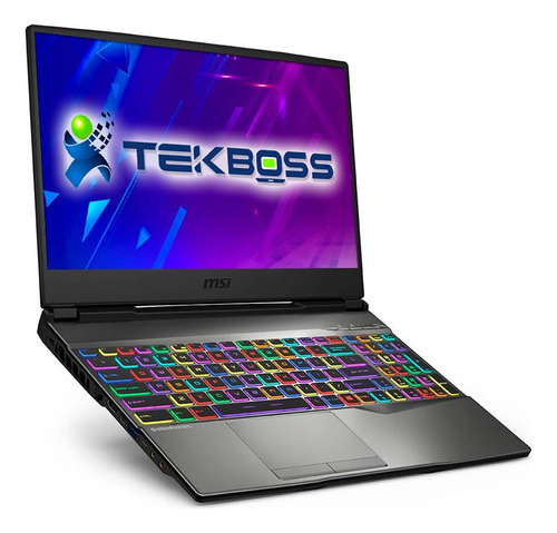 Laptop Msi Gamer Ri7+ 16gb+ 512gb+ Tarjeta Video+ Tecl. Led Color Negro