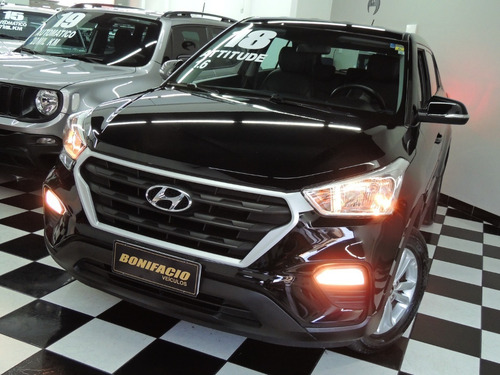 Imagem 2 de 17 de Creta Attitude 1.6 Automático 2018 Couro Multimidia Baixo Km