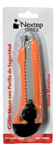 Cutter Plastico Nextep Grande Navaja 18mm Alma De Metal