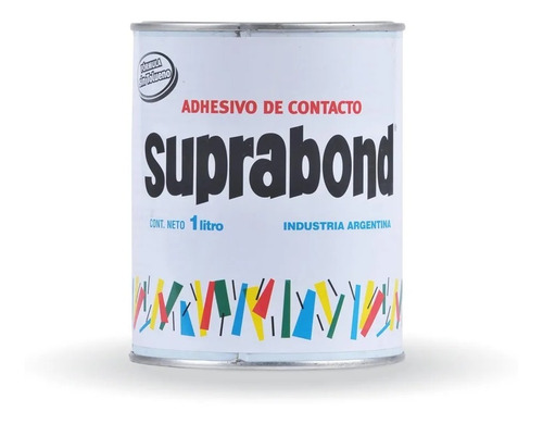 Adhesivo Suprabond De Contacto Sin Tolueno - Lata 1 Litro