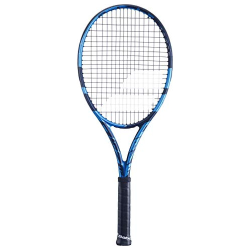 Babolat Pure Drive Tennis Racquet - Strung Con 16g White Bab