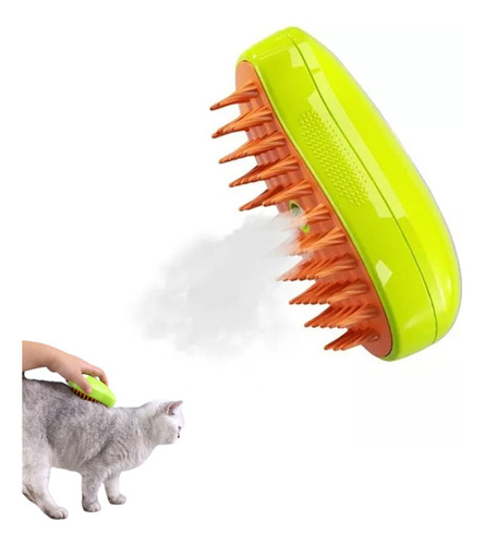 Cepillo Humeante Para Depilación De Gatos Y Mascotas