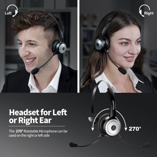 Auriculares Inalámbricos Tecknet Bluetooth 5.0 Con Micrófono