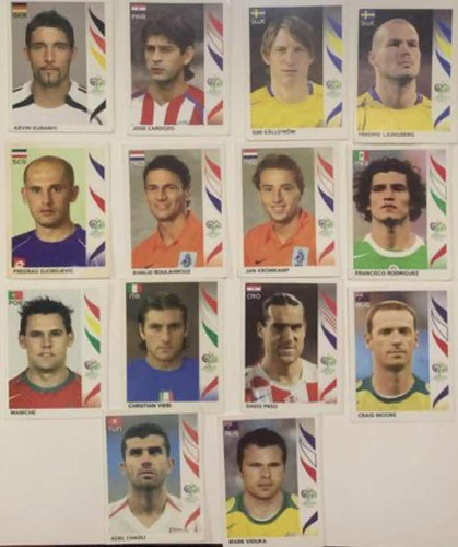 150 Estampas Panini Jugadores Mundiales 2006 Al 2018