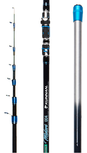 Caña Kunnan Midori 3.60 Mts Telescopica Pejerrey Rio Laguna Color Azul