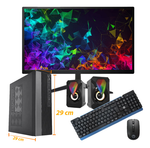 Cpu Mini Pc Intel Core I7 7a 480gb Ssd 16gb Monitor 19 Pol