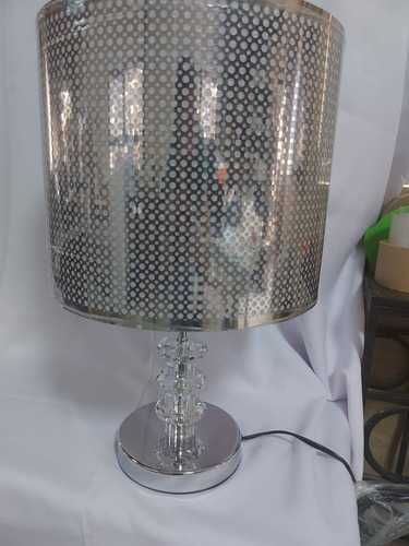 Imagen 4 de 8 de Lámpara De Buro Mesa Elegante Cromada Le561
