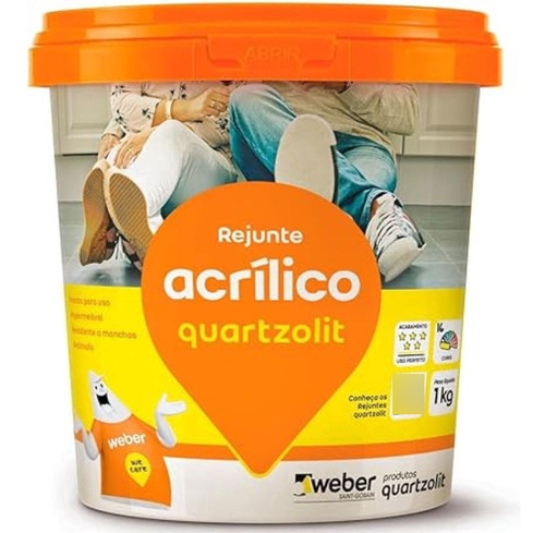 Rejunte Acrilico Bege - Quartzolit - 1kg