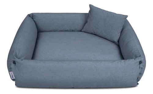 Caminha Pet 100% Sustentável Caminha Para Cachorro 65x50 Cor Cinza Desenho Liso