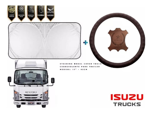 Volante Trailer Cafe + Cubresol   Isuzu Elf 100 2019