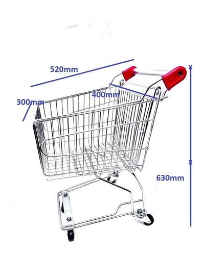 Imagen 5 de 7 de Carro De Compra Niños Niñas (changuito De Supermercado)