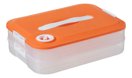 Caja De Almacenamiento De Bolas De Naranja De 2 Capas