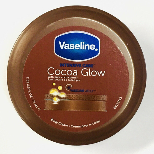 Crema De Vaselina Intenso Cuidado Cocoa Glow 75ml