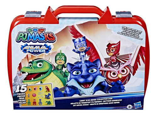 Pj Masks Animal Power Carry N Go Animal, Maleta De Aventuras