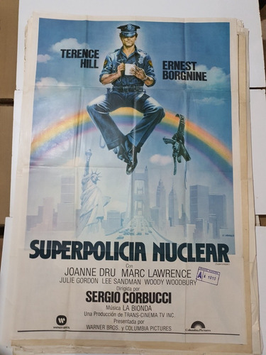 Afiche De Cine Original Superpolicia Nuclear- T.hill-1748