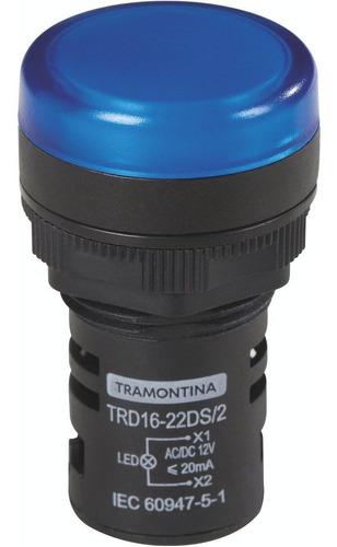 Sinalizador Tramontina Trd16-22ds/2 12 V Azul
