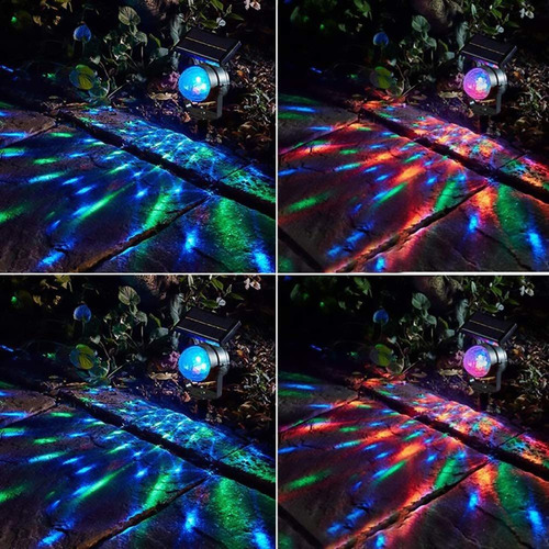 La Navidad Led Proyector Solar De La Lámpara De Fiesta De Lu