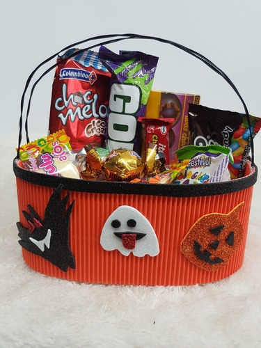 Canasta Halloween De Regalo Para - Unidad a $20999