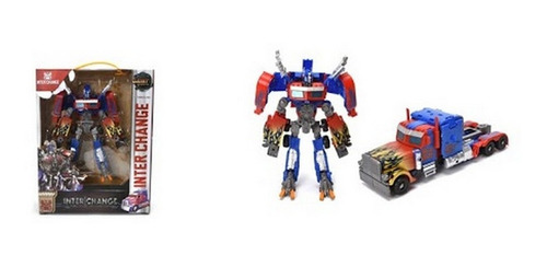 Imagen 3 de 5 de Robot Transformable Optimus Prime Jlt W5533-151b La Torre