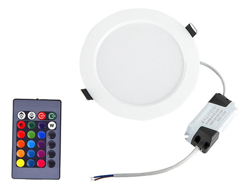 Plafon Embutido De Led Redondo, Downlights Regulável Fino,