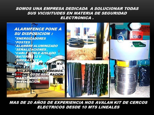 Cerco Electrico Kit 18 Mts 5h Solo Material Listo Instalar