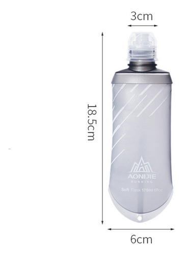 Botella De Agua Blanda Plegable Para Correr