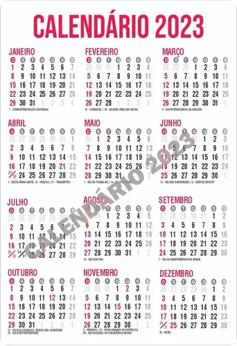 1000 Calendários De Bolso Dezenas Loteca - Jogo Do Bicho