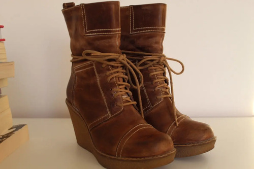 Botines Cuero Café 37 | Cuotas sin interés