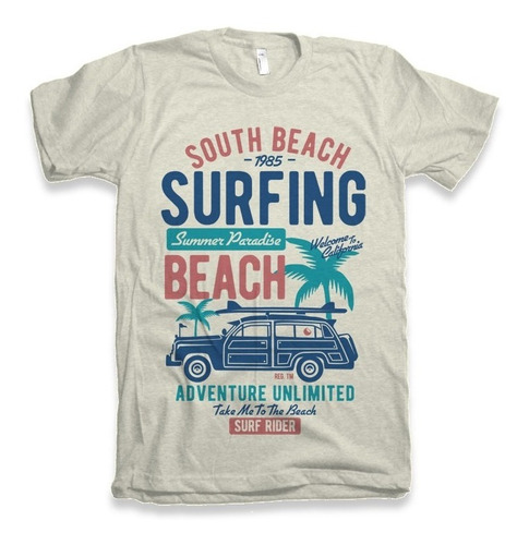 Playeras South Beach Tshirt Surf Tallas Xxl