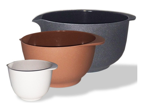 Set X3 Bowls Margrethe Batidor Ensaladera Melamina Rosti