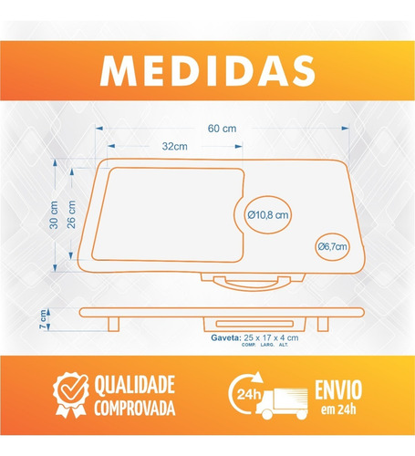 Imagem 7 de 8 de Tabua De Carne Churrasco Inteligente Porta Lata E Gaveta