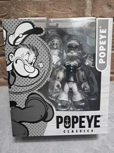 Popeye Classics, Popeye Blanco Y Negro, Coleccionable!!! (Usado)