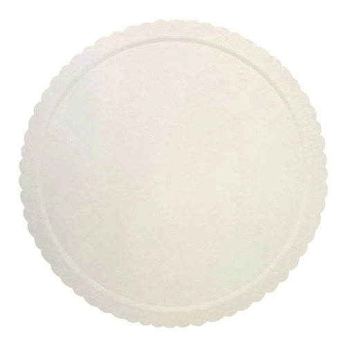 Cakeboard Para Bolo Redondo 32cm Com 5 Unidades Ultrafest Cor Branco