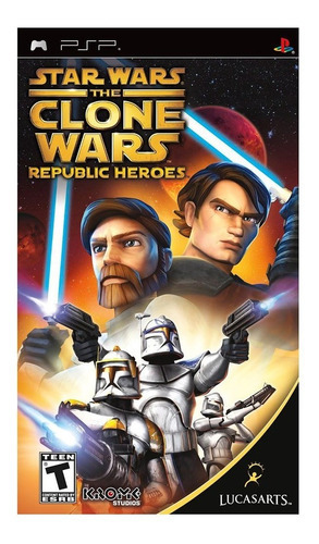 Jogo Star Wars The Clone Wars Republic Heroes Psp Lucasarts