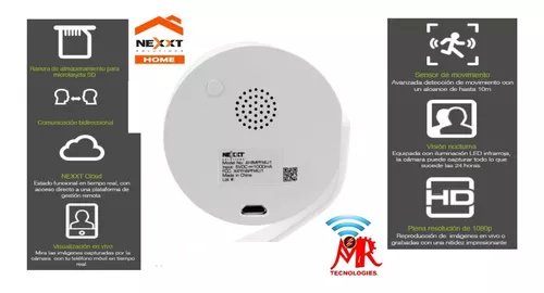 Cámara Inteligente Wi-fi Para Interior Nexxt (ahimpfi4u1)